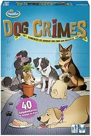 ThinkFun - 76413 - Dog Crimes - Kombiniere die Hinweise und finde den Übeltäter! Deduktionsspiel für Fellnasenfreunde: Kombiniere die Hinweise und finde den Übeltäter!