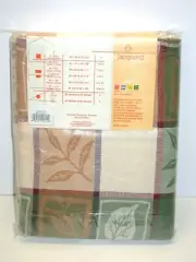 Lintex Tablecloth ~ Yorkshire Jacquard Green Chestnut 60 x 84 Rectangular NEW