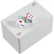 144Pcs/Set Mah Jong Mahjong Chinese Playing Cards Game With 2Pcs Dices2751