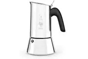 Bialetti Venus Espresso Induction Stainless Steel Coffee Maker Percolator Stove Top - 4 Cup