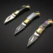 Mini Folding Pocket Knife Stainless Steel Blade Key Chain Outdoor Survival Knife