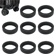 [Generic] Silicone Suitcases Wheel Protector | 8X Luggage Wheel Cover | Chair Wheel Caster Cover | Anti Scratch Luggage Wheel Cover | Luggage Wheel Protector | Spinner Wheel Protector Noise Resistant/Anti-Wear