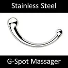 Stainless Steel Dildo Wand Vagina G Spot Massager Adult Sex Toy + FREE Butt Plug