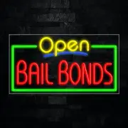 Bail Bonds LED Neon Sign 33"L x 18"H #35458