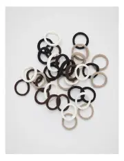 [Seed Heritage] Hair Tie Set in Cookie