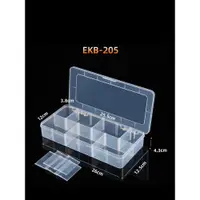 在飛比找ETMall東森購物網優惠-透明塑料盒工具零件盒飾品盒電子配件盒12格活動格收納盒文具盒