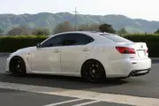 Rear bumper skirt / lower diffuser with fins / ribs SHARK for Lexus IS-F XE20 (for: Lexus)