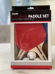 Franklin Ping Pong Table Tennis Paddles 2 Player Set Paddle ⚪️⚪️⚪️ 3 Balls