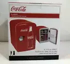 Coke Coca Cola 6 Can Personal Mini Cooler Mini Fridge 120V AC or 12V DC Home Car