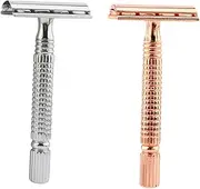 VICASKY Manual Razor Set Beard Razor Old Metal Shaving Tool Perfect for Men's Grooming