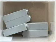 LEGO Parts - Light Bluish Gray Brick 1 x 1 x 3 - No 14716 - QTY 5