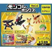 Pokemon Takara Tomy Vol 6 Ampharos, Darkrai, Flareon, Garchomp, Shaymin Volume 6