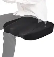 Gel Seat Cushion | Ergonomic Butt Pillow Gel Non-Slip Seat Cushion - Comfortable Chair Cushion Tailbone Support Chair Pad for Driving