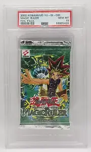 Yu-Gi-Oh Magic Ruler Foil Pack 2002 PSA 10