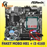 在飛比找蝦皮購物優惠-主板主板插座1150 H81 DDR3處理器酷睿i3 416