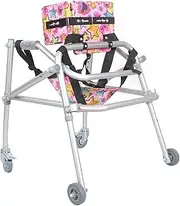 Folding Walker for Kids with Wheels, Aluminum Children Standing Frame, Lightweight Posterior Rollator Walker,Children Standing Walking Aid,for Pediatric Disabled Injured Rehabilitation