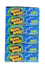 Hubba Bubba Max Sour Blue Raspberry (Pack of 18)