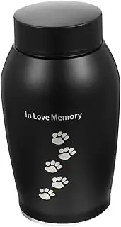PENIKOKO Stainless Steel Pet Ash Storage Box Commemorative Casket for Dogs Cats Smooth Polished Memorial Urn Compact Design for Ashes Keepsakes Convenient Thoughtful Pet Remembrance