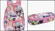 HELLO KITTY & FRIENDS LARGE 16” BACKPACK Laptop Computer Bag & Supplies Case NEW