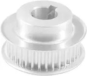 1pcs HTD5M 40T Timing Pulley 10/12/14/15/17/19/20mm Inner Bore with/Without Keyway 16/21/27mm Width Aluminium Alloy Pulley Wheel(15mm,16mm with Keyway)
