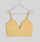 Madewell Keyhole Cami Bralette Tank NWT XXL Crop Organic Cotton Bra