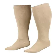 Plus Size Compression Socks, Athletic Stockings, Plus Size Compression Socks Wide Calf Support Sock for Women Men Nurses Pregnant Travel