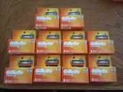 10 Packs of Gillette Fusion5 Razor Blades Cartridges - 4 Count