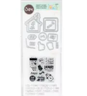 Household Planner Sizzix Stamp & Framelits Thin Metal Die Set 662293 NEW!
