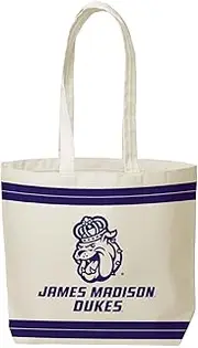 Desert Cactus James Madison University Tote Bag Tigers War Eagle Canvas Material (Daily Grind Tote), Beige