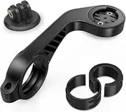MODJUEGO Out Front Bike Mount Adapter for Garmin Edge GPS Cycling Computer Compatible with 25.4 31.8 35mm Handlebars