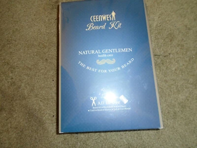 Ceenwes 9 in 1 Beard Kit Comb Brush Oils Wash Balm User Manual & Carry Bag New
