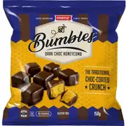 Menz Bumbles Dark Choc Honeycomb 150g
