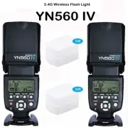 2x Yongnuo YN-560 IV Flash Speedlite for Pentax Olympus Canon Nikon Pentax Camer