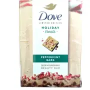 DOVE Limited Edition 2 Pack Bar Soap Holiday Peppermint Bark New Sealed Pkg