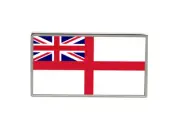 Royal Navy White Ensign Rectangle Pin Badge
