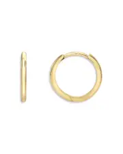 Zoe Lev 14K Yellow Gold Medium Huggie Earrings
