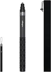 Invisible Selfie Stick Sports Camera 1.2m Pole Bullet Time Grip 360 Invisible Pole Aluminum Carbon Fiber