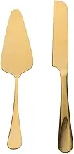 NAMOARLY 1Set Stainless Steel Cake Server Cutter Set of Kitchen Spatula and Simple Cake Knife for Slicing and Serving Pizza Bread Cheese and Steak for Parties