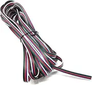 2Pin 3Pin 4Pin 5Pin 22AWG 20AWG/18AWG L Connector Extension Wire Cable Compatible with 3528 5050 RGB WS2812B L Strip Connecting 1m/lot(5pin Wire)