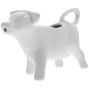 Pull Flower Cup Ceramic Milk Container Milk Kettle Sauce Holder Milk Pitcher White 13.5X3.5X7.5CM