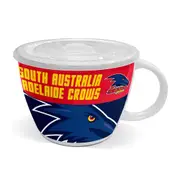 Adelaide Crows AFL Ceramic Soup Mug With Lid