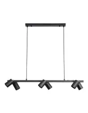 [Oriel Lighting] Bridge Spot Pendant 6 Light in Black