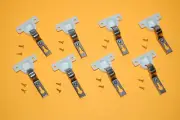 8 Mini Euro 26mm Concealed Inset Self Closing Hinges: Kitchen Cupboard Wardrobe
