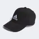 Adidas BBALLCAP LT EMB Logo 運動 老帽 刺繡 黑 IB3244