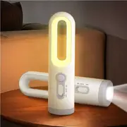 Motion Sensor LED Night Light Rechargeable Flashlight Emergency Camping Lights