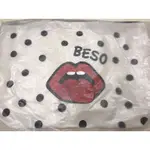 BESO 嘴唇造型帆布手提包