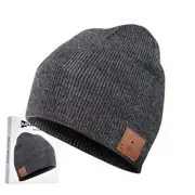 Bluetooth, MUSICHAT Bluetooth V5.0 Wireless Knitted Winter hat Charcoal