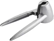 LABRIMP Ergonomic Nutcracker Aluminum Clip for Walnuts Chestnuts Smooth Handles Time-Saving