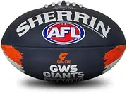 Sherrin AFL GWS Giants Song Football, Size 2