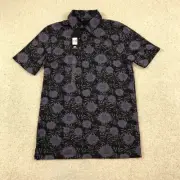 Travis Mathew Polo Shirt Mens Small Not Happening Floral New